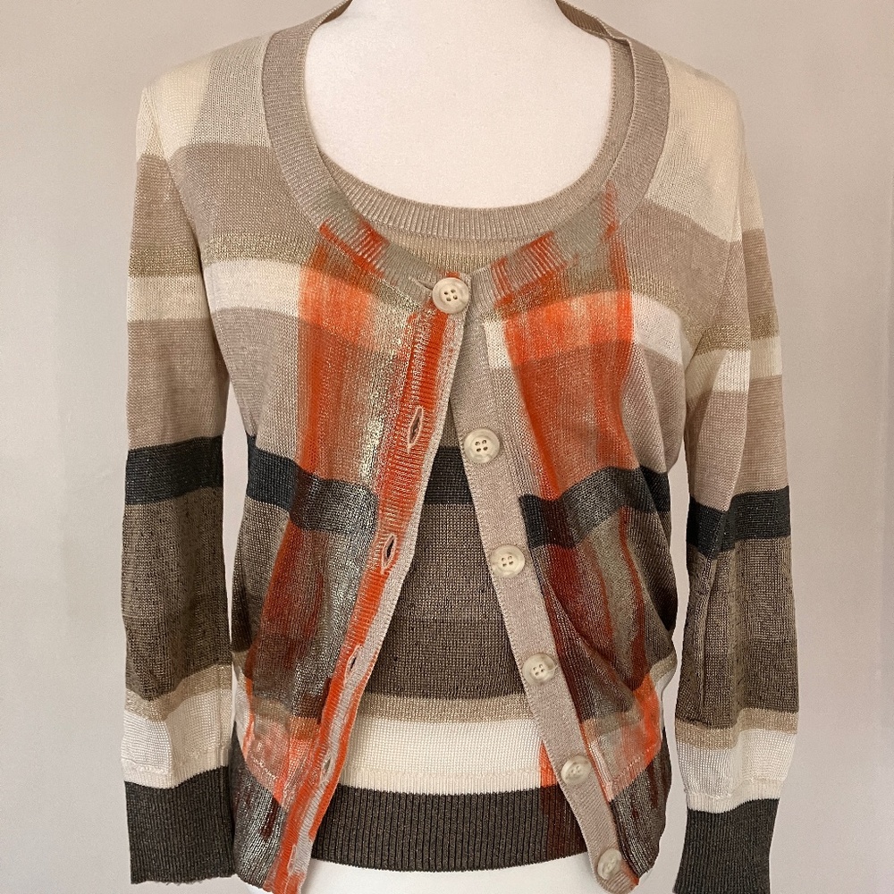 ICEBERG ITALIAN KNIT GOLD TWIN SET